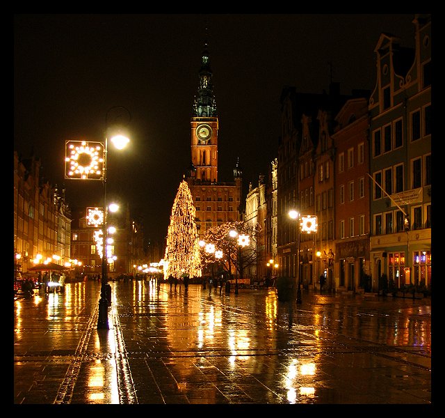 Rozświetlony Gdańsk