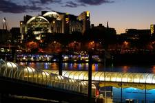 Thames Pier at night - London