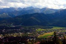 28.08.2005, widok z Gubalówki na Zakopane