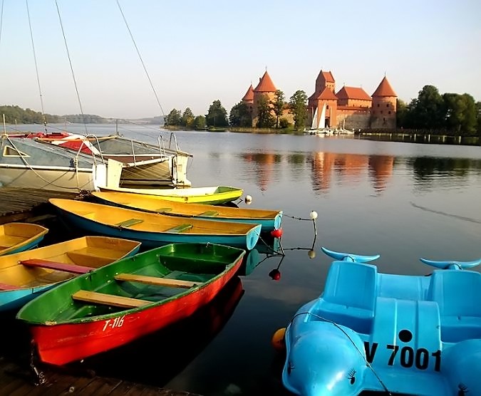 Zameczek w podwileńskich Trokach