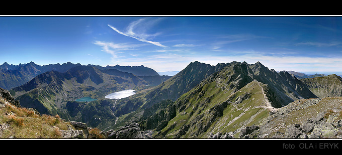 Panorama z Krzyżnego