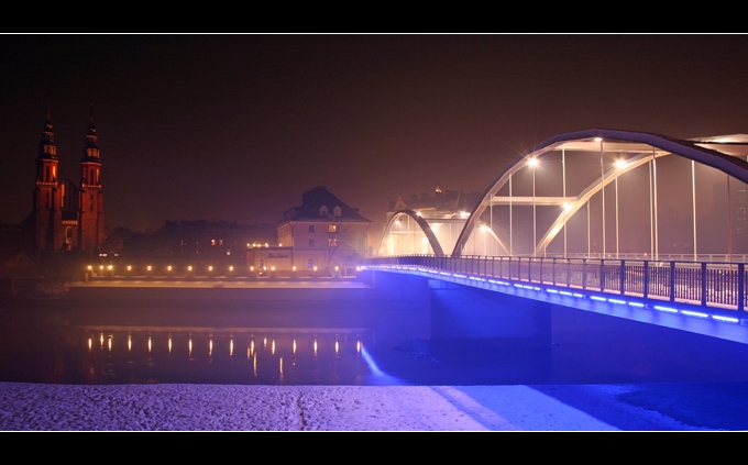 Opole by night (temp -9C)