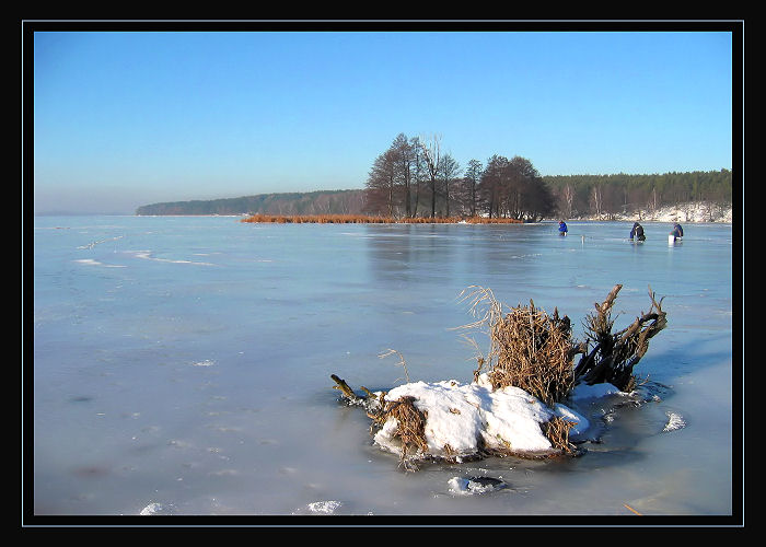 wędkowanie w przeręblu