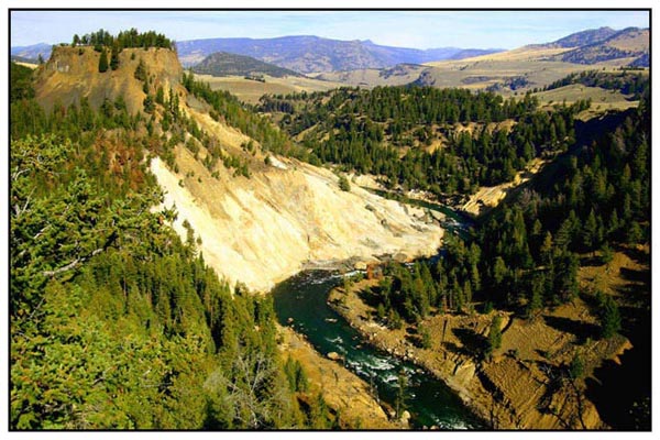 Bleached Cliffs - Yellowstone National Park