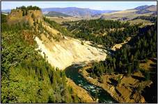 Bleached Cliffs - Yellowstone National Park