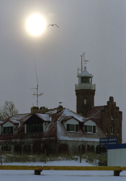 ustka wieczorem