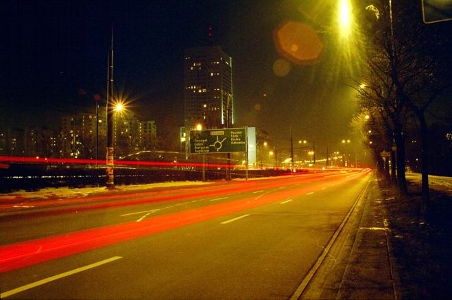 Warsaw by night