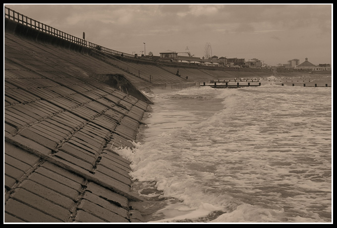 Betonowa plaża