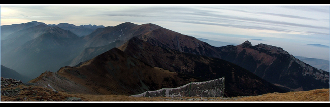 Panoramka z Kasprowego