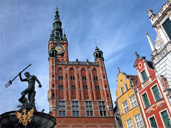 Gdańsk - Neptun i Ratusz Głównego Miasta