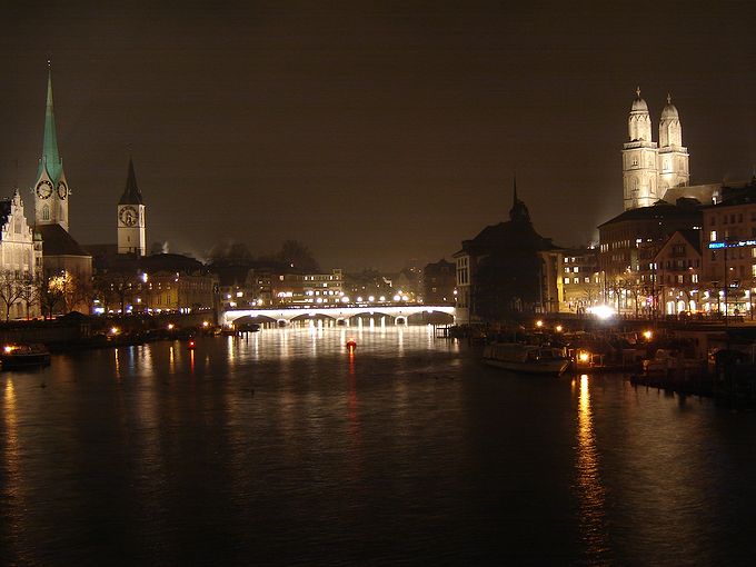 Zurich by night