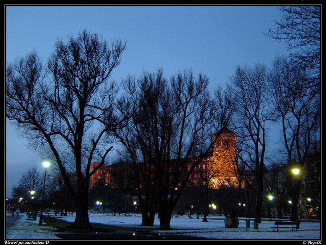 Wawel po zachodzie II