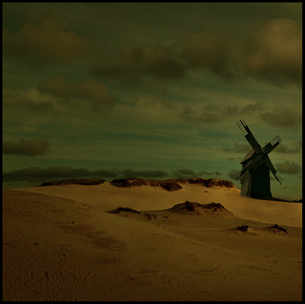 El molino de viento abandonado