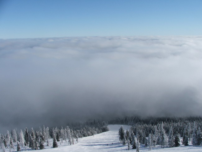 Chmury nad Ścianą - Karkonosze