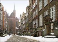 Gdańsk - Mariacka zimą.