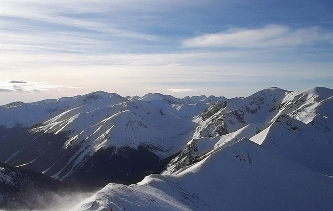 Widoczek na Tatry Zachodnie z Kasprowego Wierchu