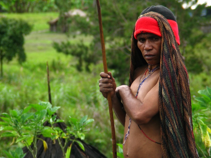 kobieta z BALIEM / Papua Nowa Gwinea