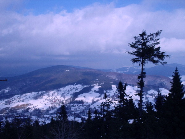 Widok z Lubonia Wielkiego