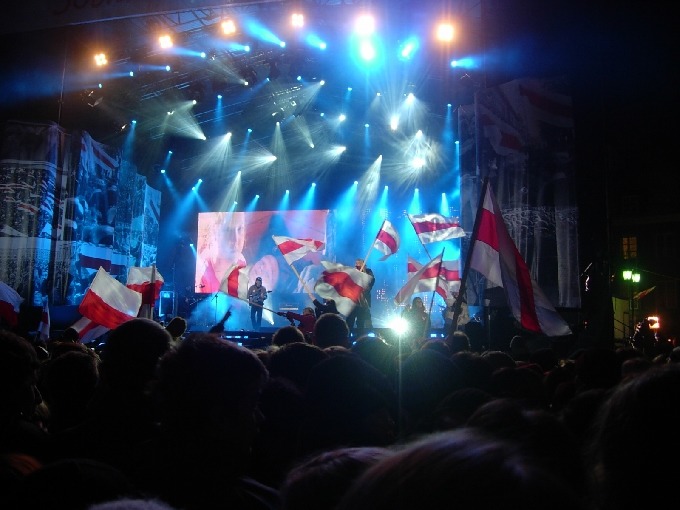 koncert "solidarni z Białorusią"