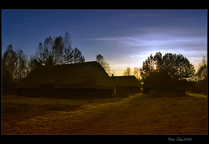 Skansen w Kolbuszowej jesienią