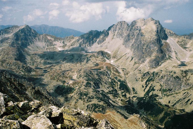 widok ze sławkowskiego szczytu