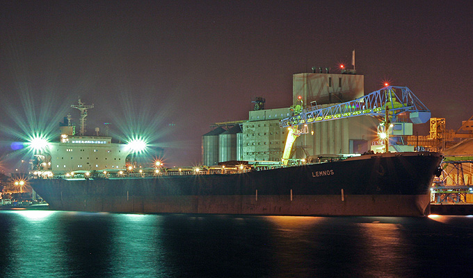 Lemnos at night