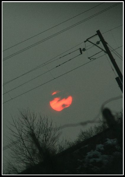 Red sun