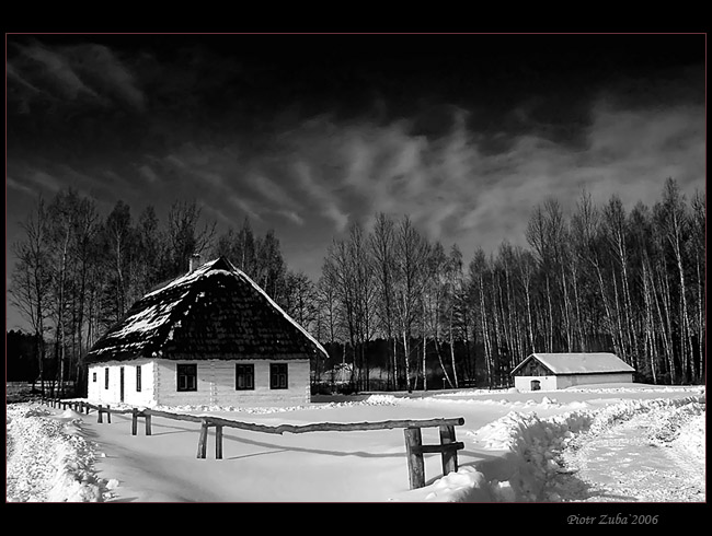 Skansen w Kolbuszowej zimą_3