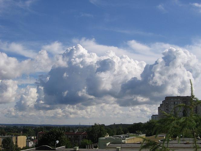 ...widok z przedmieścia...