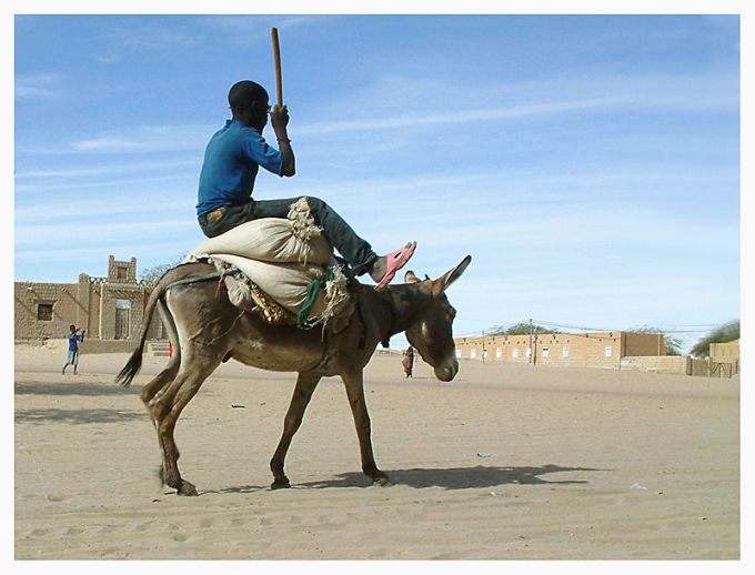 riding to the land of sand