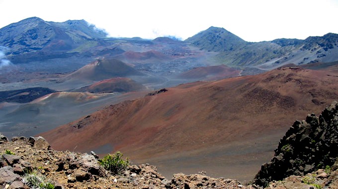 wnetrze wulkanu Haleakala, Maui, Hawaii