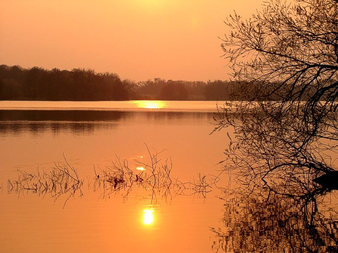 pierwszy wiosenny zachód