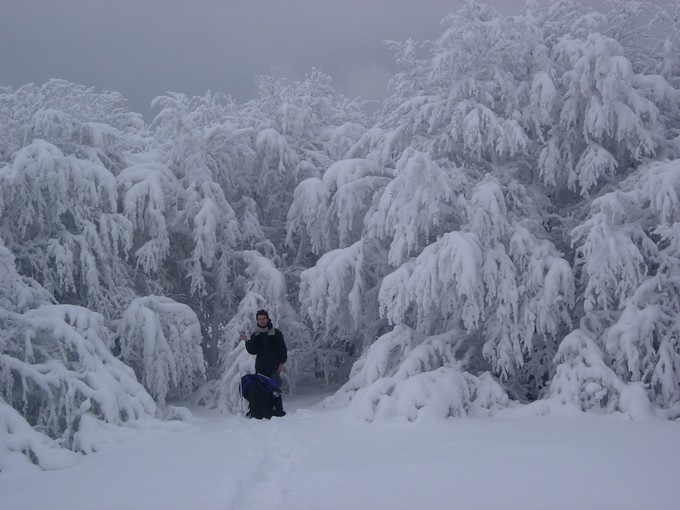 Bieszczady w okowach zimy