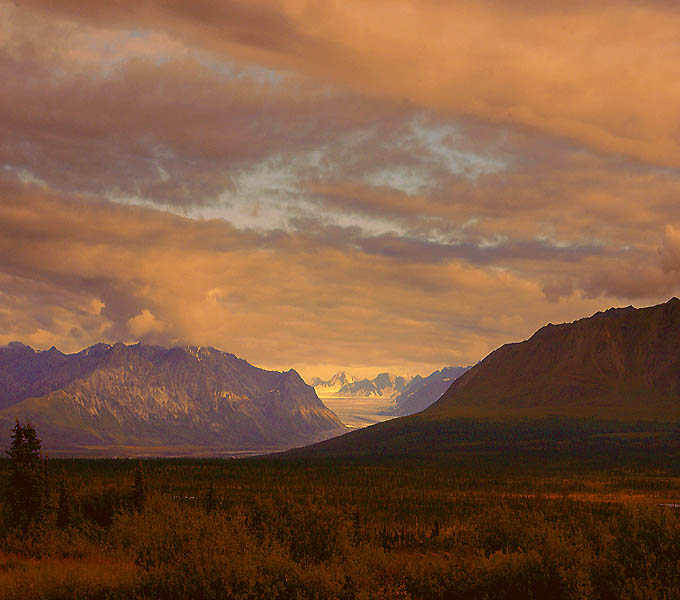 Matanuska Glacier.Lodowiec Matanuska.