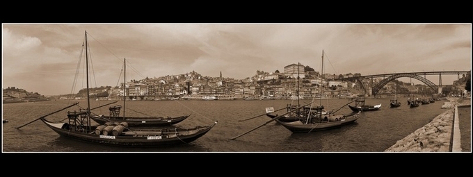 Porto na starej fotografii