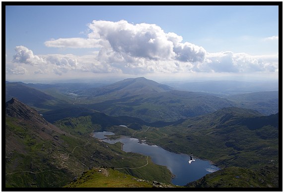 View from Snowdon, Wales