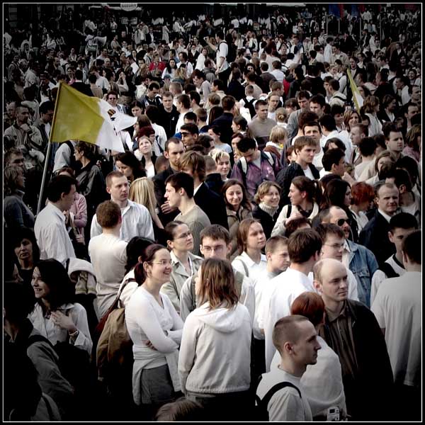 07.04.2005 Kraków, Biały Marsz