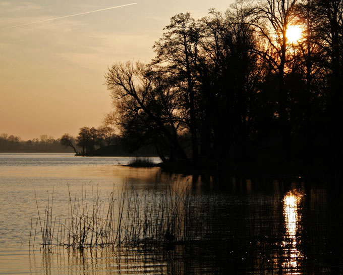 wieczór nad jez. ełckim