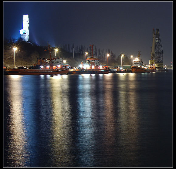 Westerplatte nocą