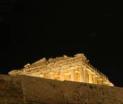 Parthenon by night.