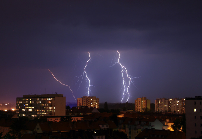 We Wrocławiu burza...