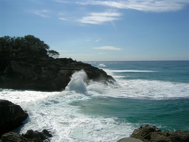 Australia - Widok na ocean spokojny z Point Lookout na Stradbroke Island