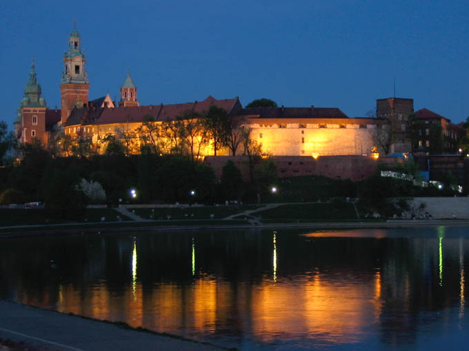 Wawel o zmierzchu