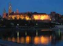 Wawel o zmierzchu