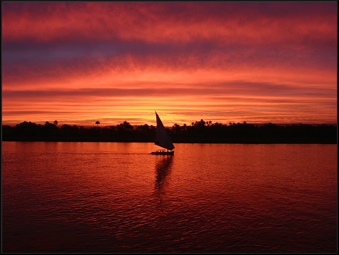 Sunset on the Nile