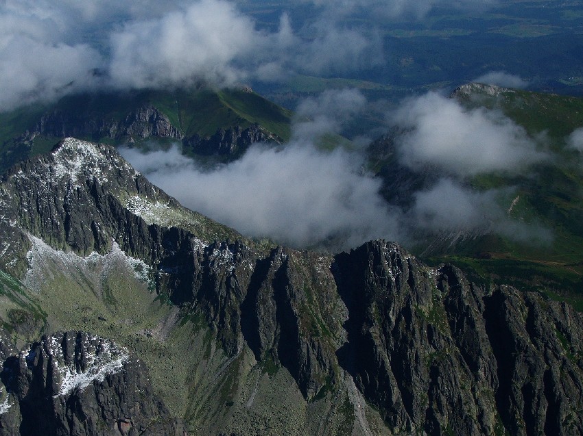 widok z Łomnicy