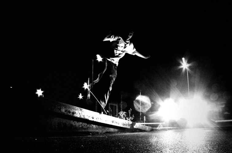 night skate session