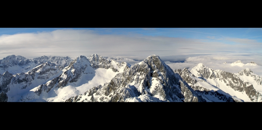 Panorama z Tatrzańskiej Łomnicy