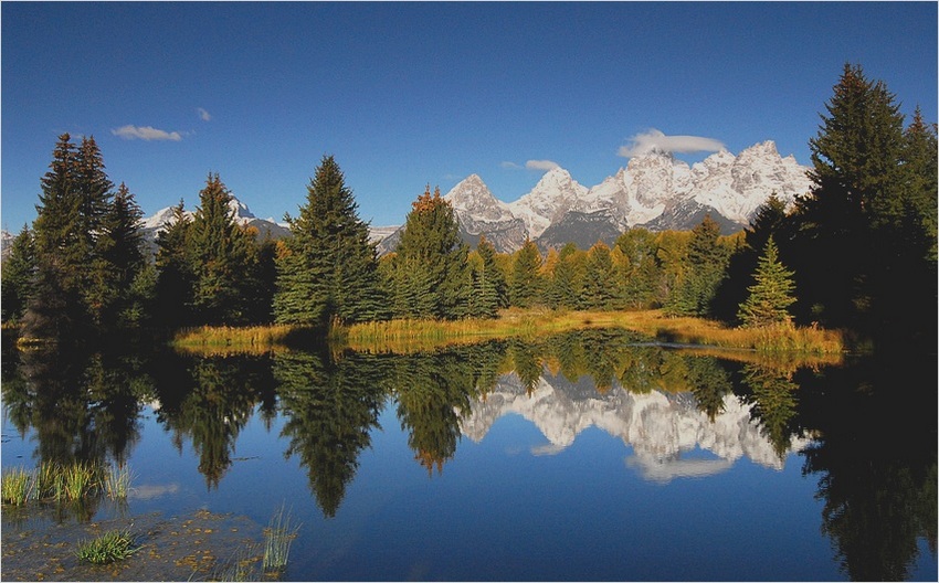 Narodowy Park w GRAND TETON- WYOMING