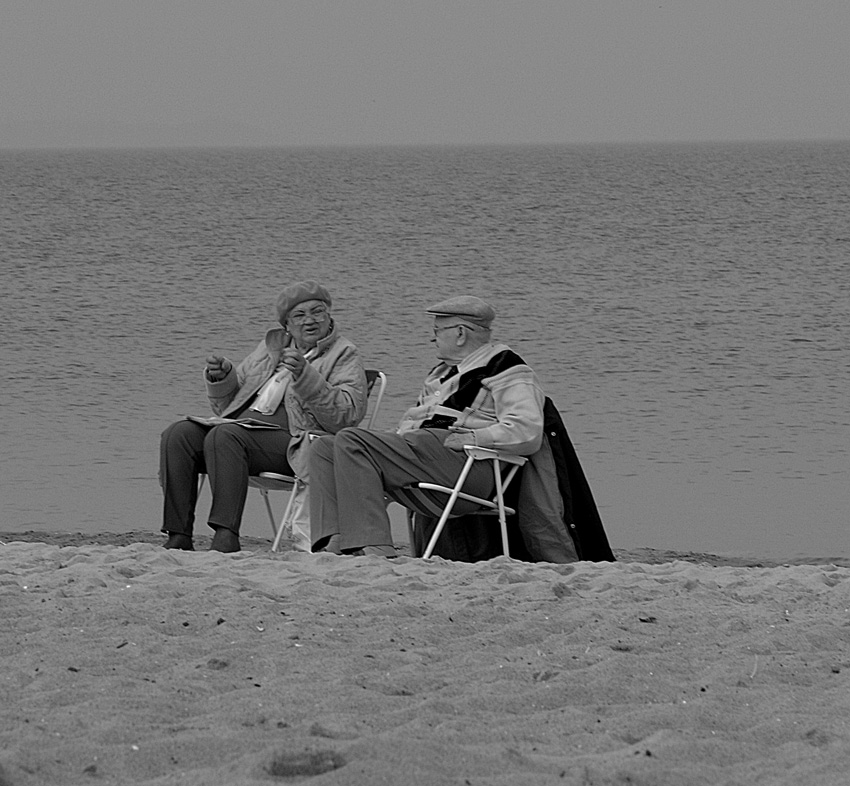 Rozmowy na plaży